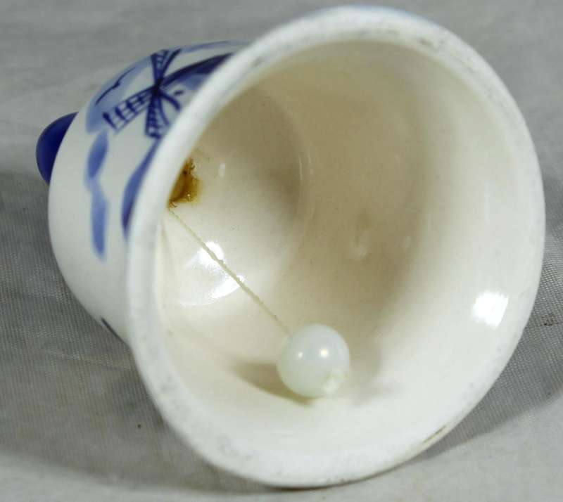 Mini Dutch bell - blue & white