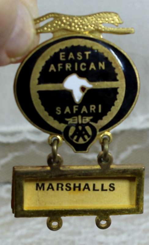 East African Safari Marshalls badges