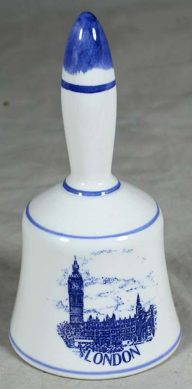 Porcelain bell - London scene