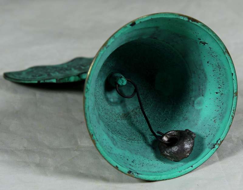 Cyprus painted brass bell