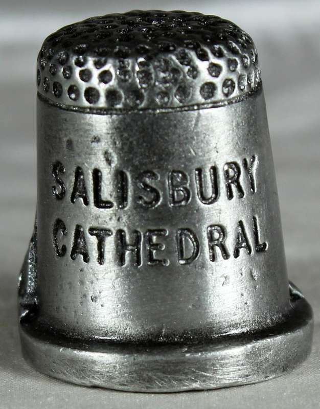 Pewter thimble - Salisbury Cathedral