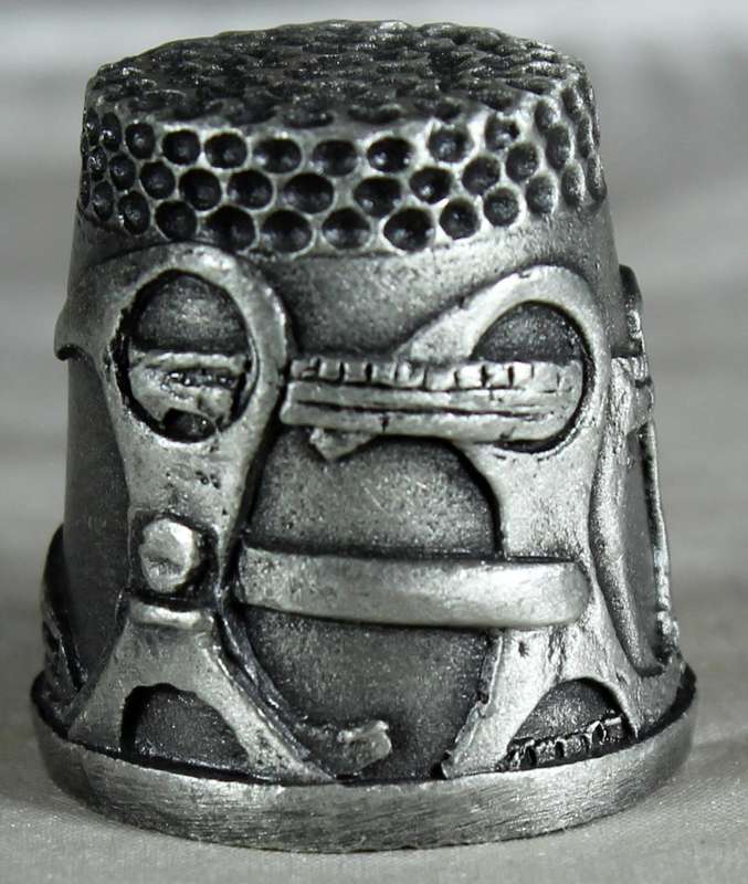 Pewter thimble - The Falkirk Wheel