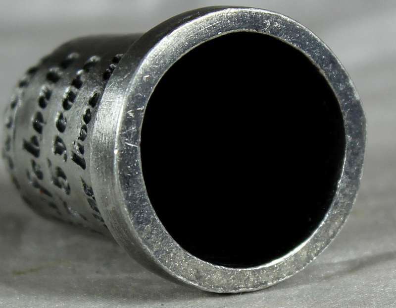 Pewter thimble - Lifeboats - 175 years of saving lives