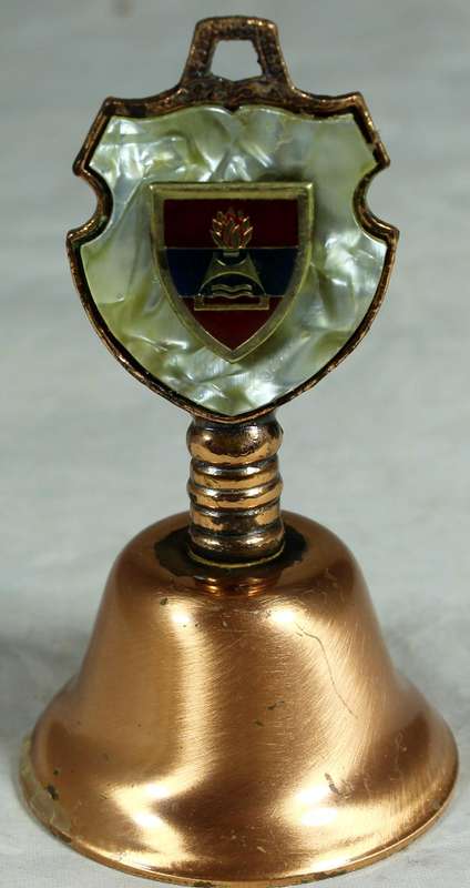 Souvenir copper bell - SADF 2 field engineer regiment