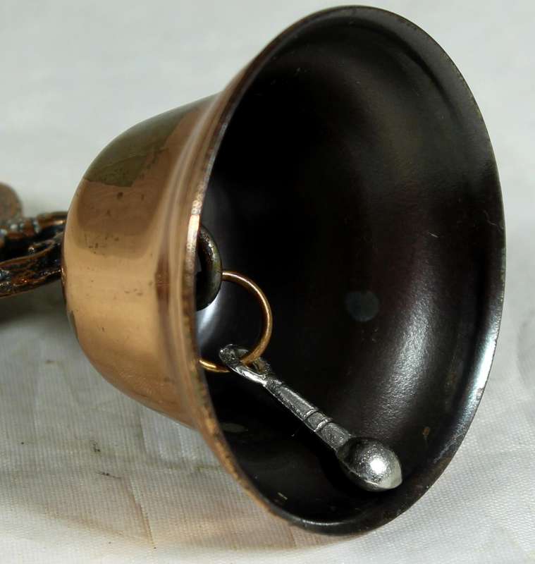 Souvenir copper bell - Protea - Shlaralumi