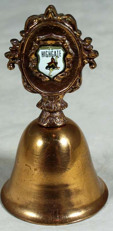 Souvenir copper bell - Highgate