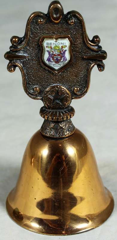 Souvenir copper bell - Benoni