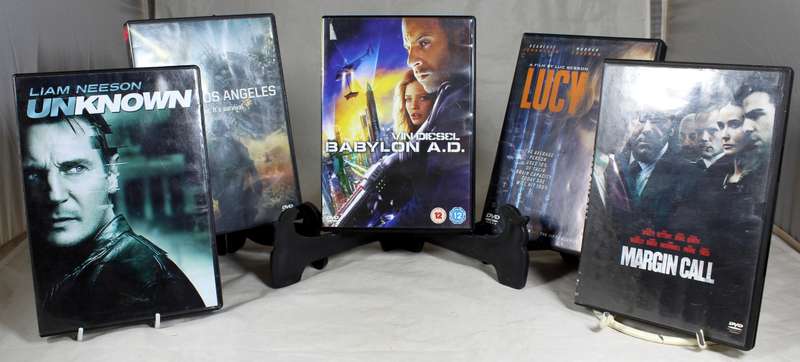 Five DVD Set - Babylon AD, Battle: Los Angeles, Unknown, Lucy, Margin Call