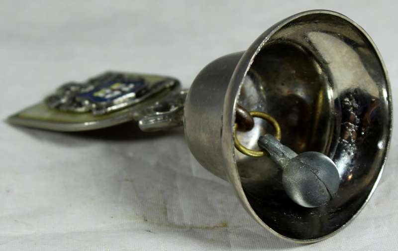 Souvenir silver plated bell - East London