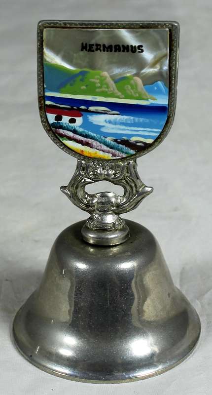 Souvenir silver plated bell - Hermanus