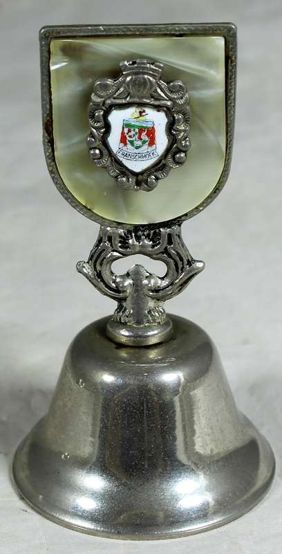 Souvenir silver plated bell - Franschhoek