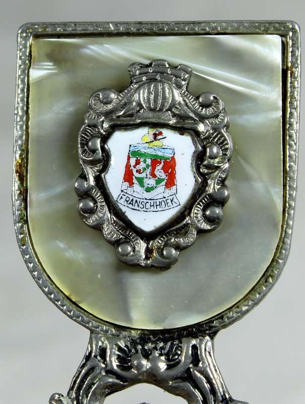 Souvenir silver plated bell - Franschhoek