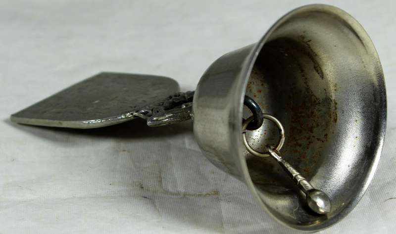Souvenir silver plated bell - Franschhoek