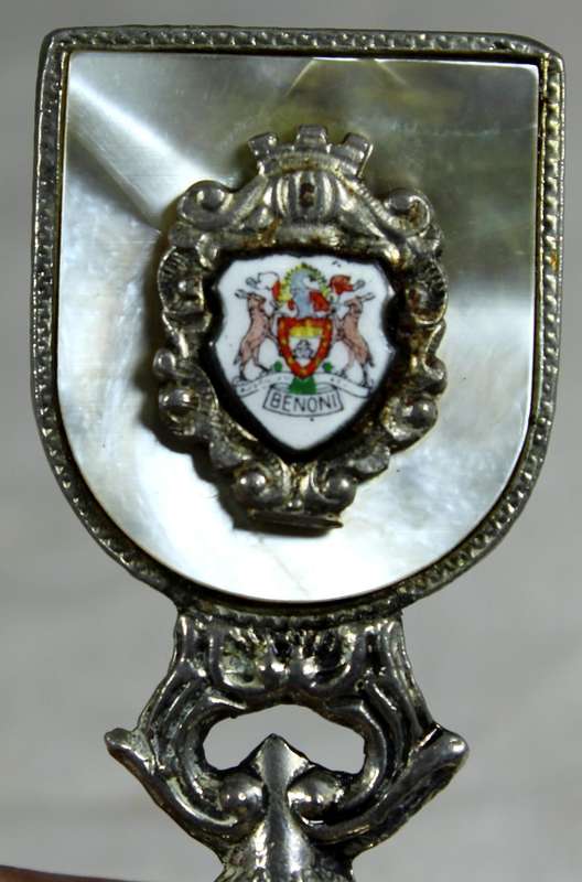 Souvenir silver plated bell - Benoni