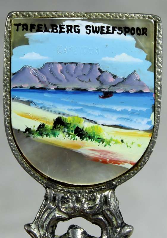 Souvenir silver plated bell - Tafelberg sweefspoor