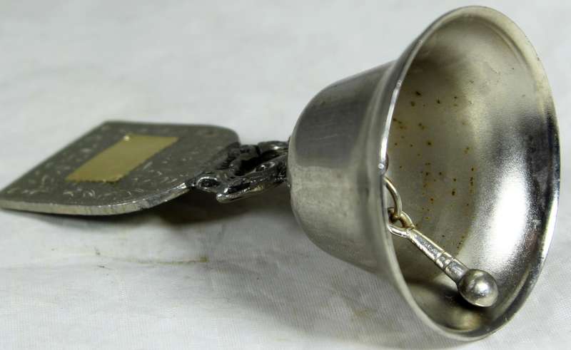Souvenir silver plated bell - Tafelberg sweefspoor