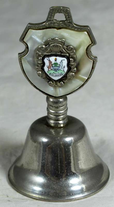 Souvenir silver plated bell - Phalaborwa