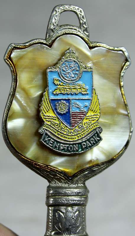 Souvenir silver plated bell - Kempton park