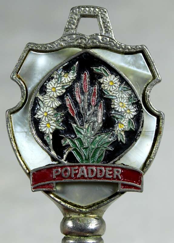 Souvenir silver plated bell - Pofadder