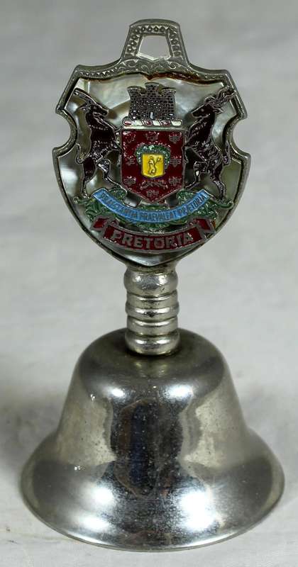 Souvenir silver plated bell - Pretoria