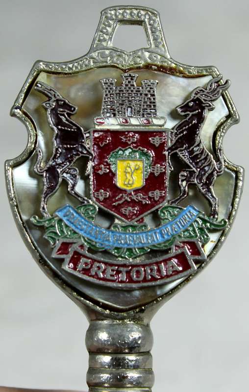 Souvenir silver plated bell - Pretoria