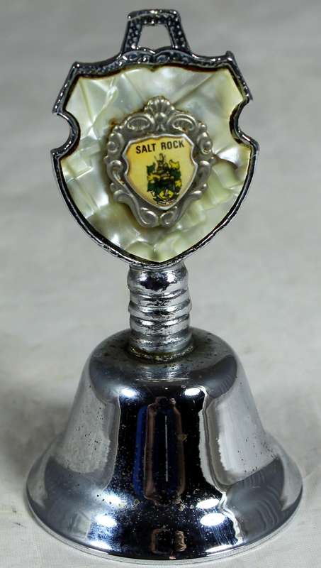 Souvenir silver plated bell - Salt Rock