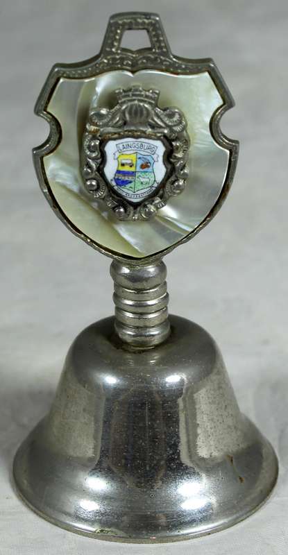 Souvenir silver plated bell - Lainsburg