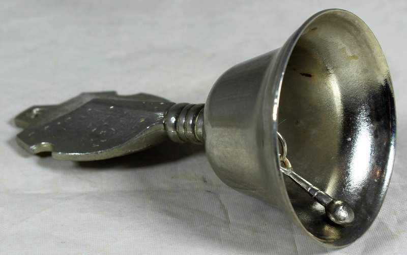 Souvenir silver plated bell - Kimberley open mine