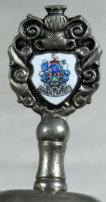 Souvenir silver plated bell - Amanzimtoti