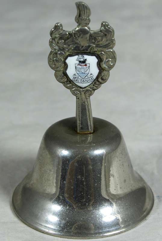 Souvenir silver plated bell - Saldanha