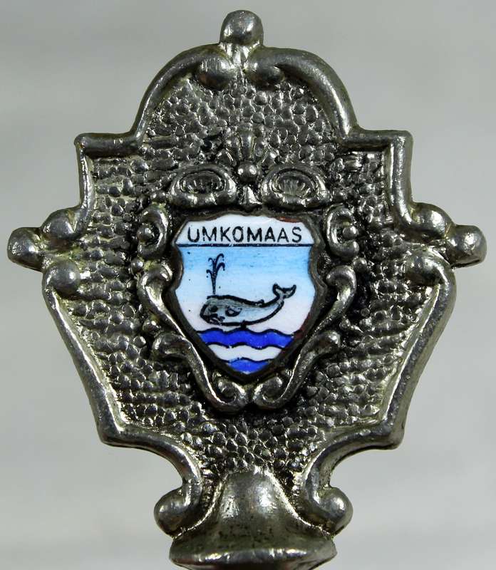 Souvenir silver plated bell - Umkomaas