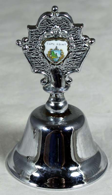 Souvenir silver plated bell - Cape point