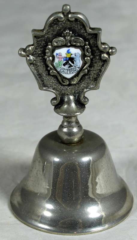Souvenir silver plated bell - Caledon