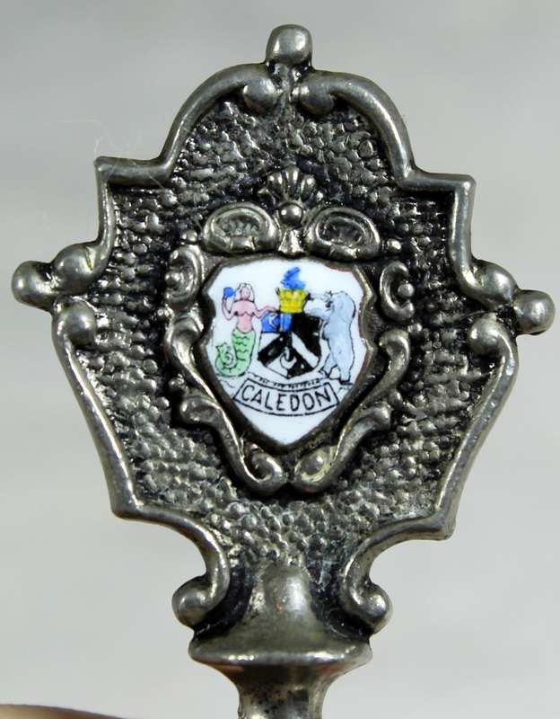 Souvenir silver plated bell - Caledon
