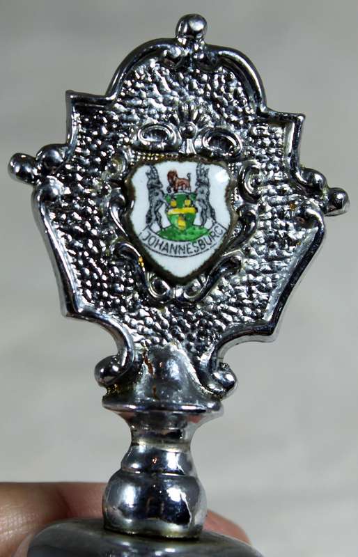 Souvenir silver plated bell - Johannesburg