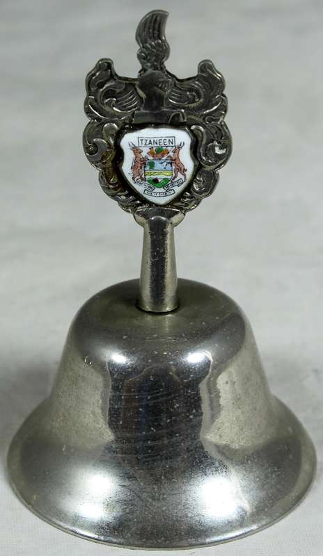 Souvenir silver plated bell - Tzaneen
