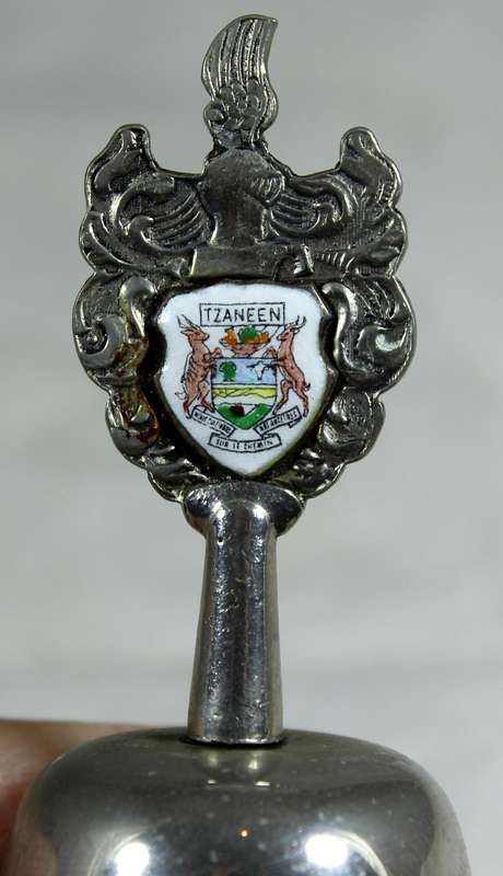 Souvenir silver plated bell - Tzaneen