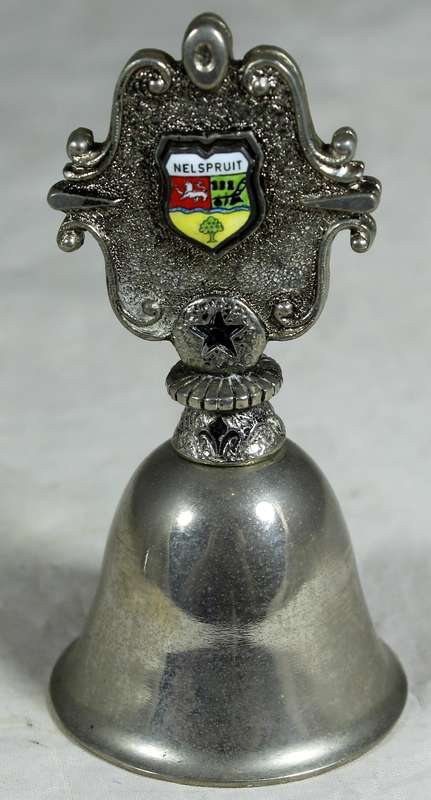 Souvenir silver plated bell - Nelspruit