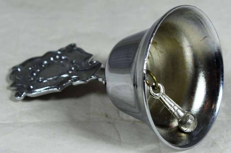 Souvenir silver plated bell - South African police