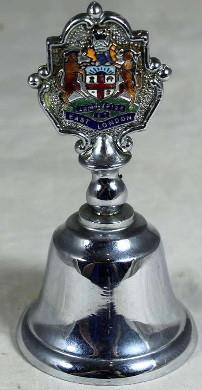 Souvenir silver plated bell - East London