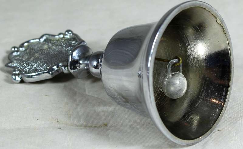 Souvenir silver plated bell - East London