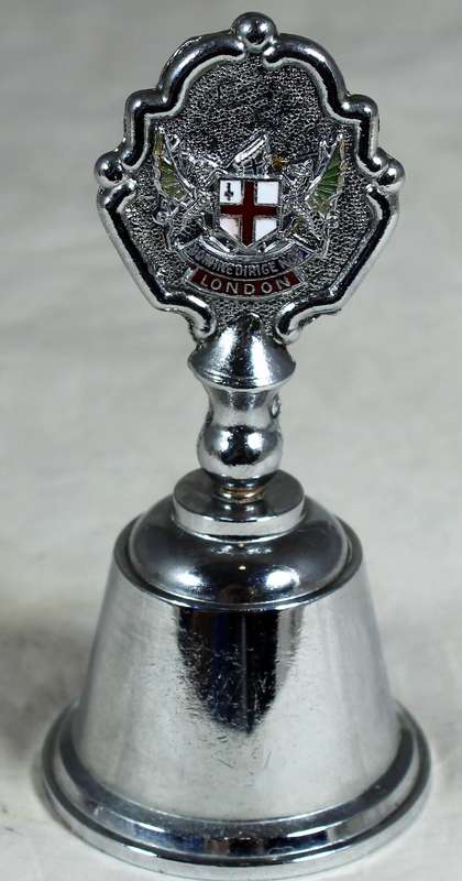 Souvenir silver plated bell - London