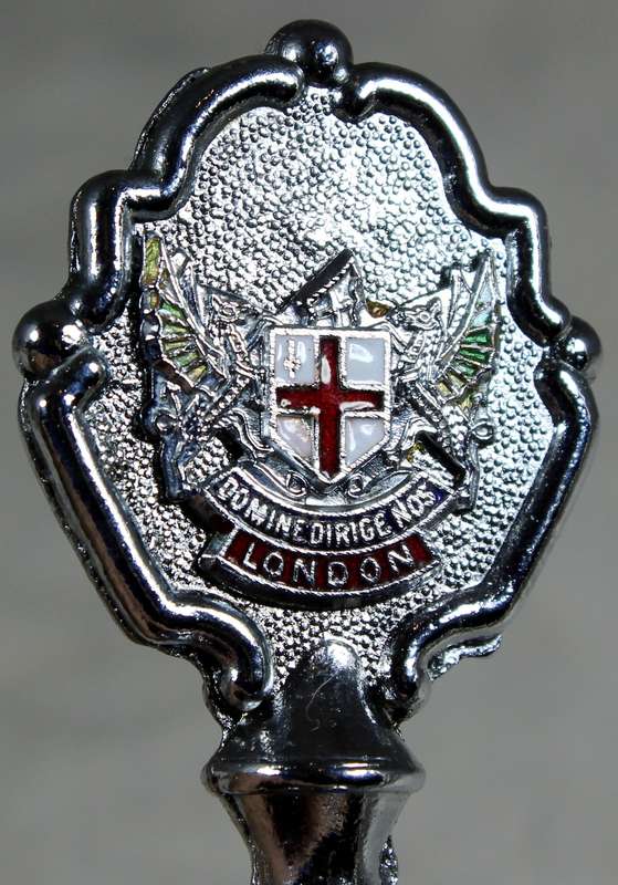 Souvenir silver plated bell - London