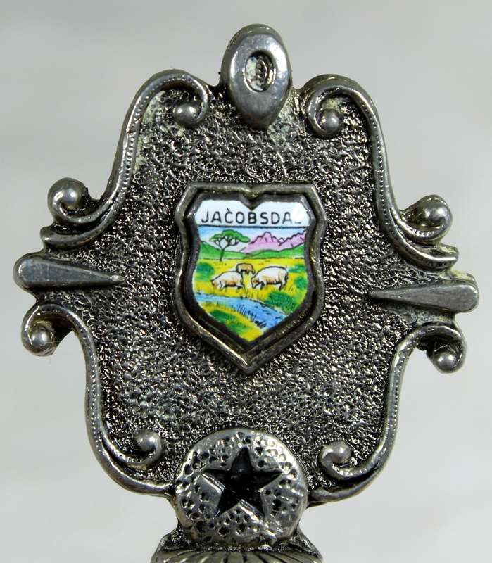 Souvenir silver plated bell - Jacobsdal