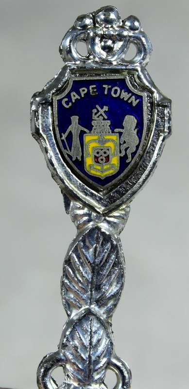 Souvenir silver plated bell - Cape Town