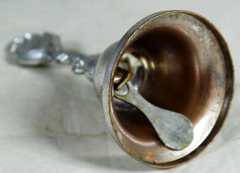 Souvenir silver plated bell - Cape Town