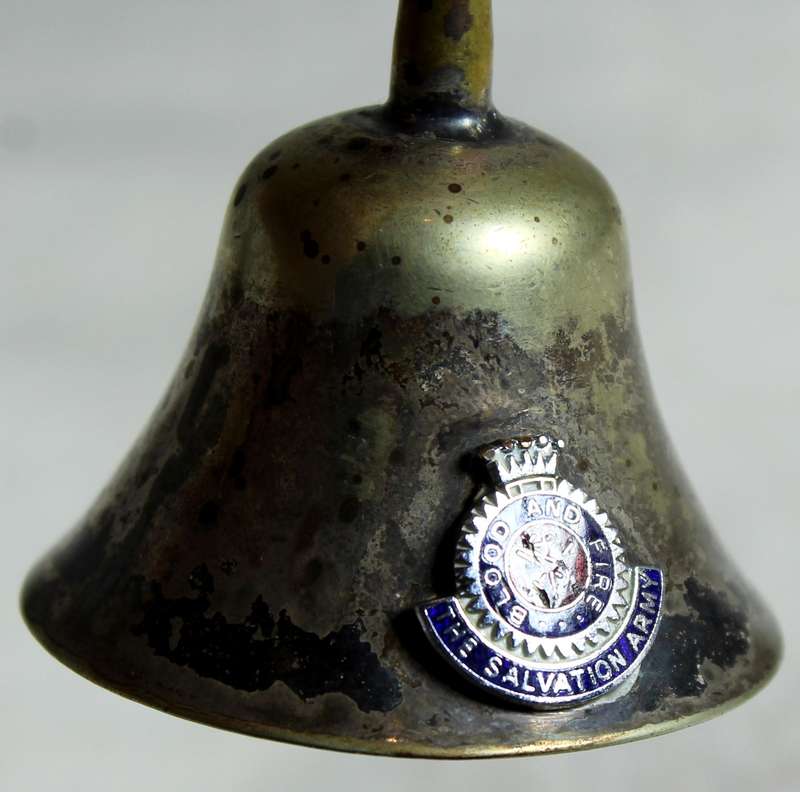 Souvenir silver plated bell - The Salvation army