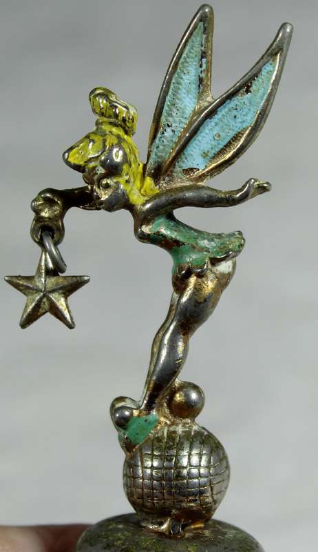 Disneyland - silver plated bell with Tinkerbell figure