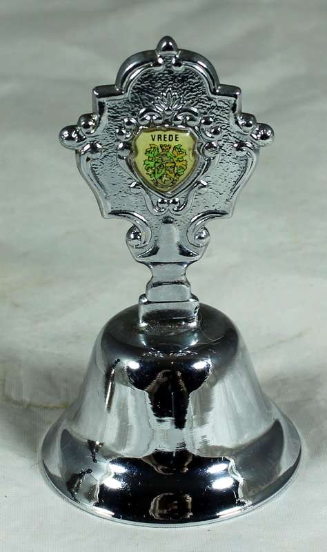 Souvenir silver plated bell - Vrede