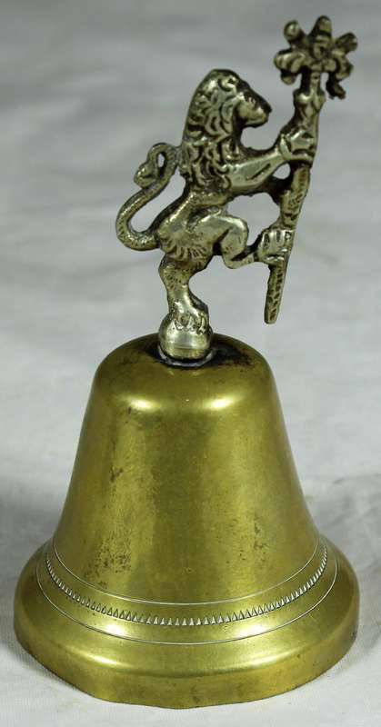 Brass bell - Lion rampant